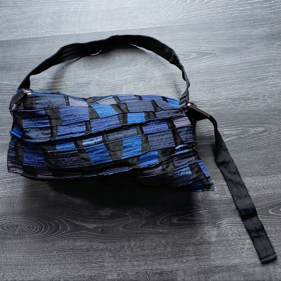 Rare Kao Pao Shu blue and black Charlie bag - Picture 11 of 14